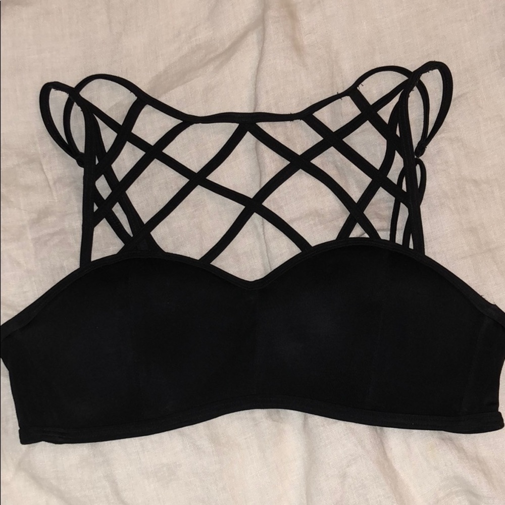 High neck bikini top